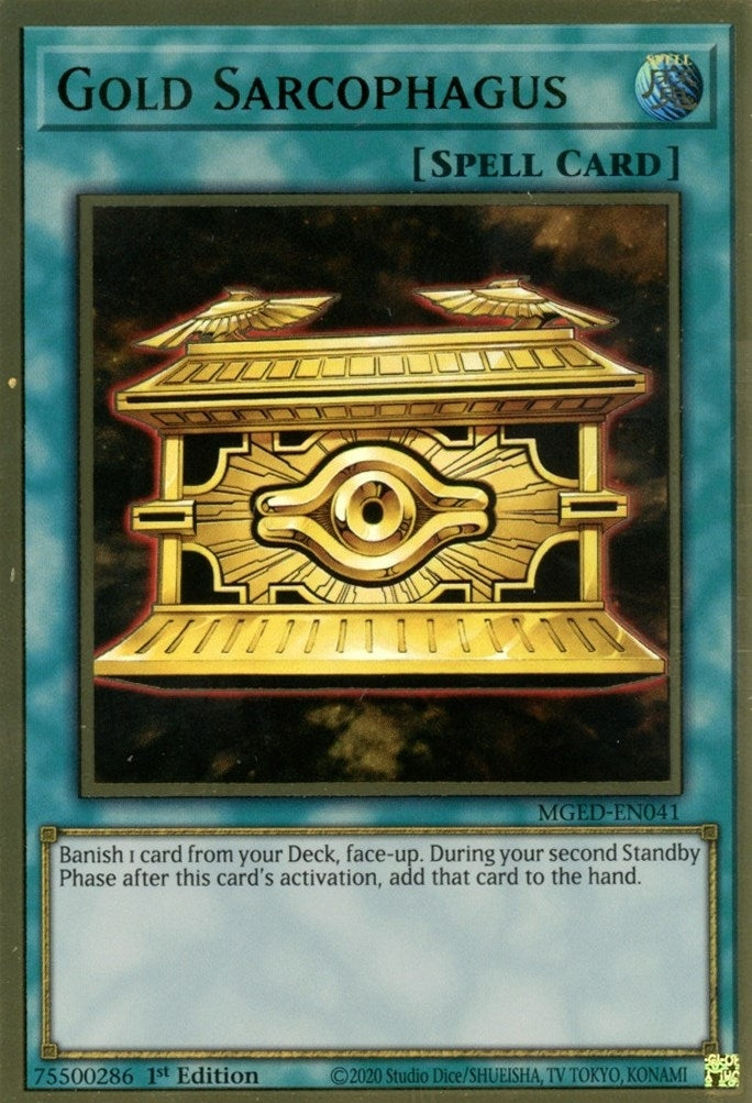 Gold Sarcophagus (MGED-EN041)  Premium Gold Rare