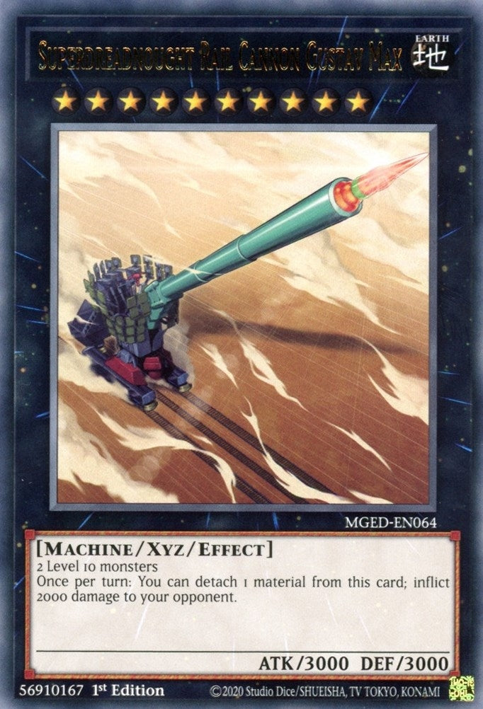 Superdreadnought Rail Cannon Gustav Max (MGED-EN064)  Rare