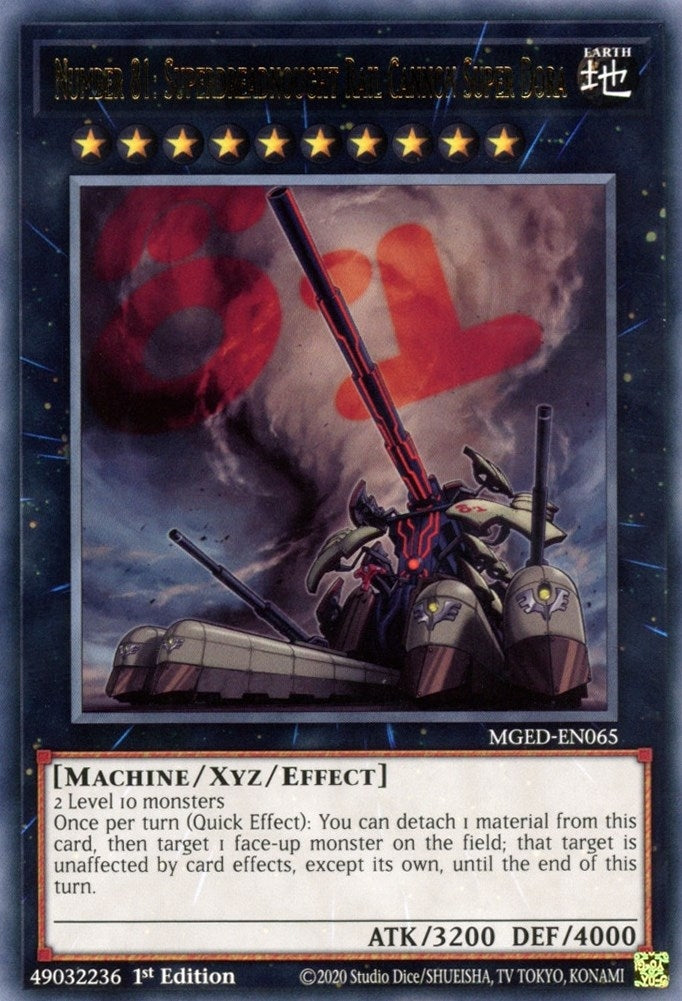 Number 81: Superdreadnought Rail Cannon Super Dora (MGED-EN065)  Rare