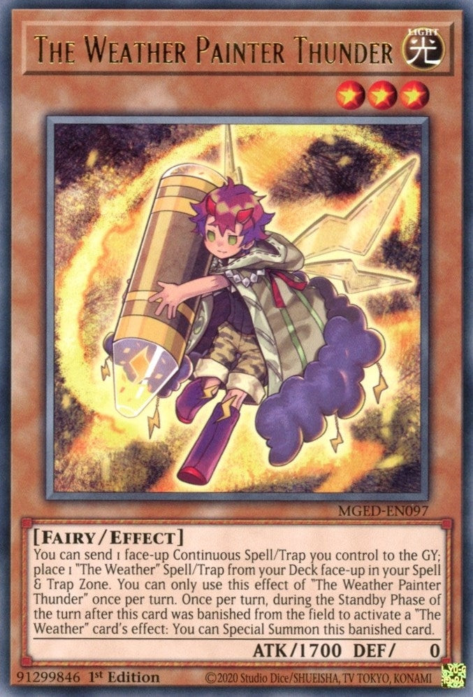 The Weather Painter Thunder (MGED-EN097)  Rare