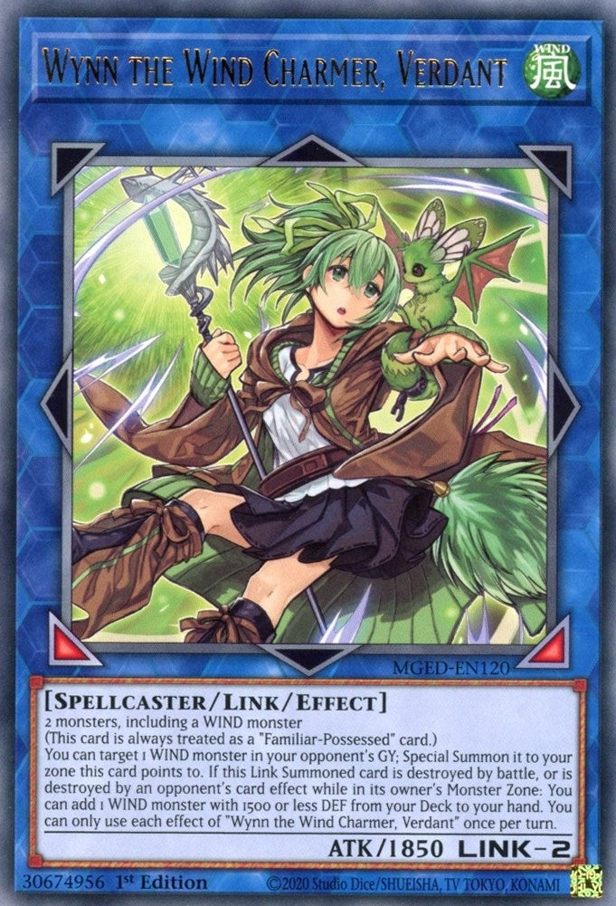 Wynn the Wind Charmer, Verdant (MGED-EN120)  Rare