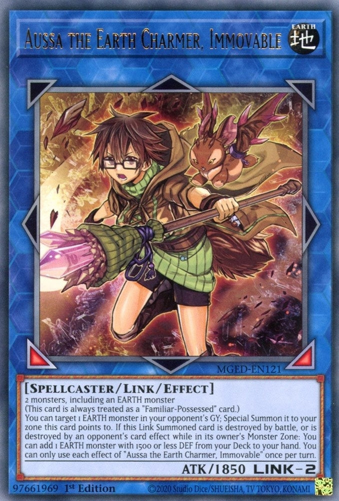 Aussa the Earth Charmer, Immovable (MGED-EN121)  Rare