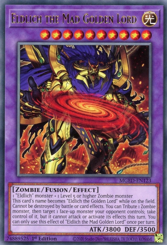 Eldlich the Mad Golden Lord (MGED-EN123)  Rare