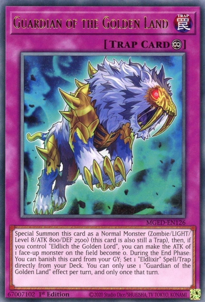 Guardian of the Golden Land (MGED-EN126)  Rare