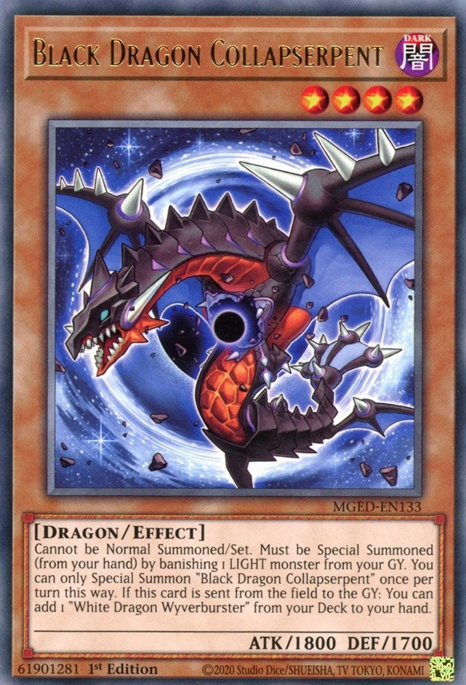 Black Dragon Collapserpent (MGED-EN133)  Rare