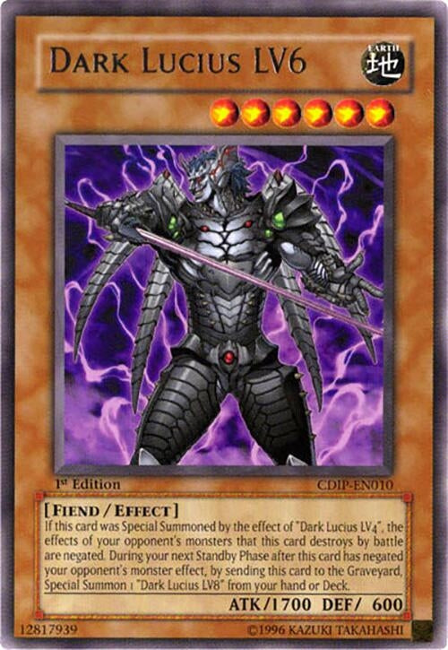 Dark Lucius LV6 (CDIP-EN010) Rare