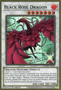 Black Rose Dragon (Alternate Art) (MGED-EN026)  Premium Gold Rare