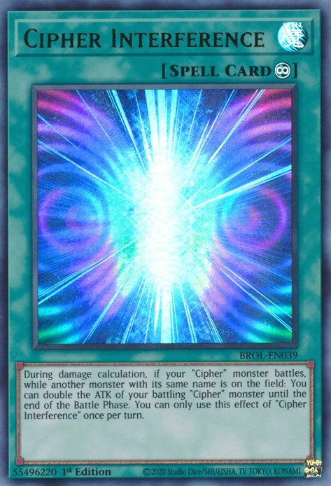 Cipher Interference (BROL-EN039) Ultra Rare