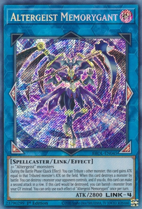 Altergeist Memorygant (BROL-EN045) Secret Rare