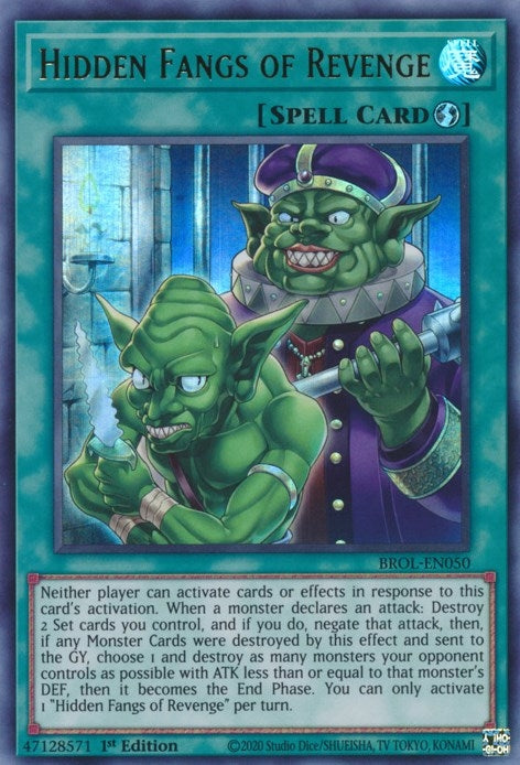 Hidden Fangs of Revenge (BROL-EN050) Ultra Rare