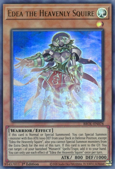 Edea the Heavenly Squire (BROL-EN078) Ultra Rare
