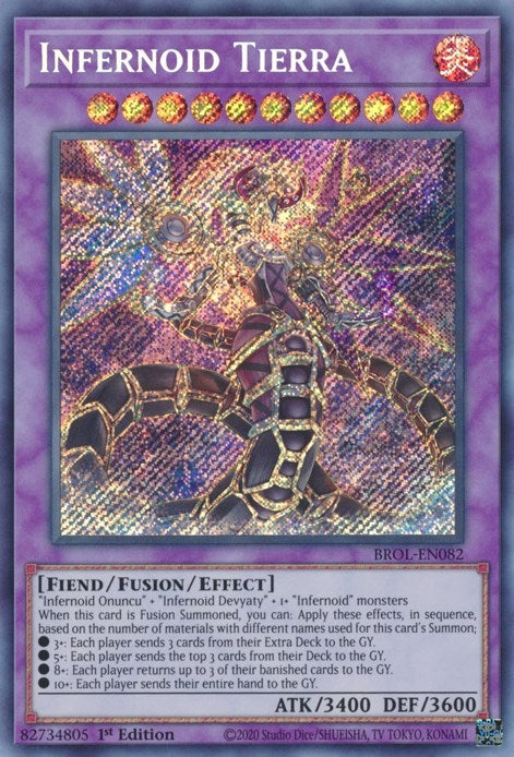 Infernoid Tierra (BROL-EN082)  Secret Rare