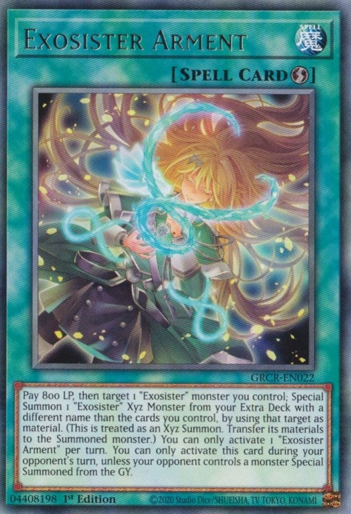 Exosister Arment (GRCR-EN022) Rare