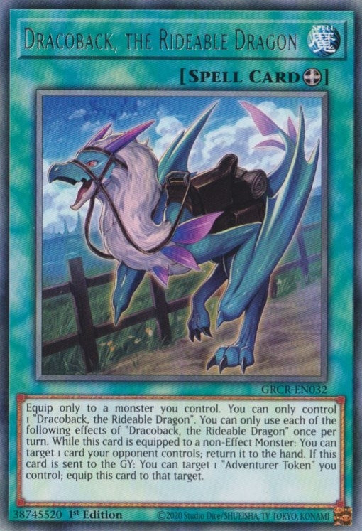 Dracoback, the Rideable Dragon (GRCR-EN032) Rare