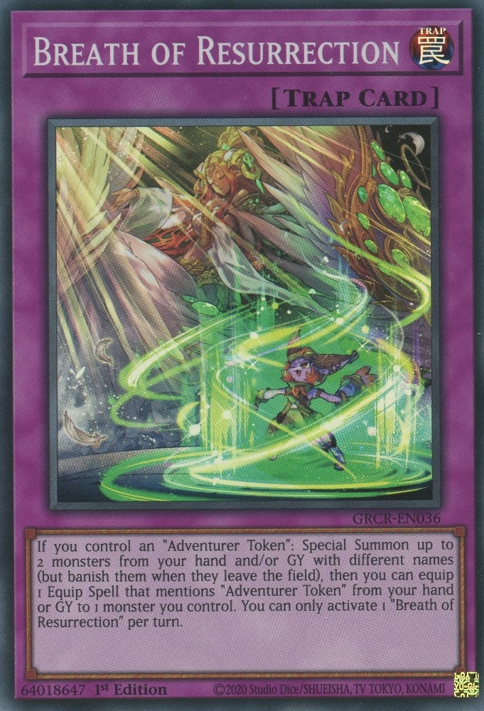Breath of Resurrection (GRCR-EN036) Ultra Rare