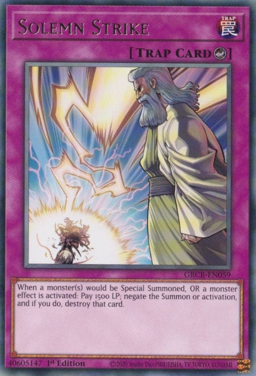 Solemn Strike (GRCR-EN059) Rare