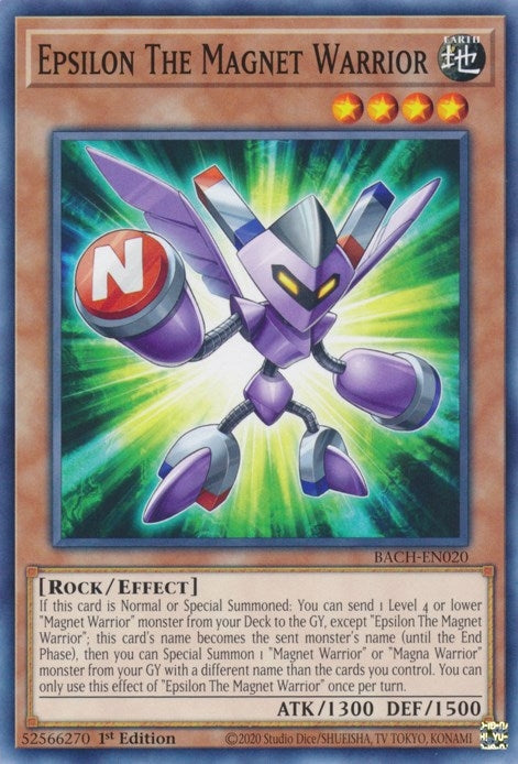Epsilon The Magnet Warrior (BACH-EN020) Common