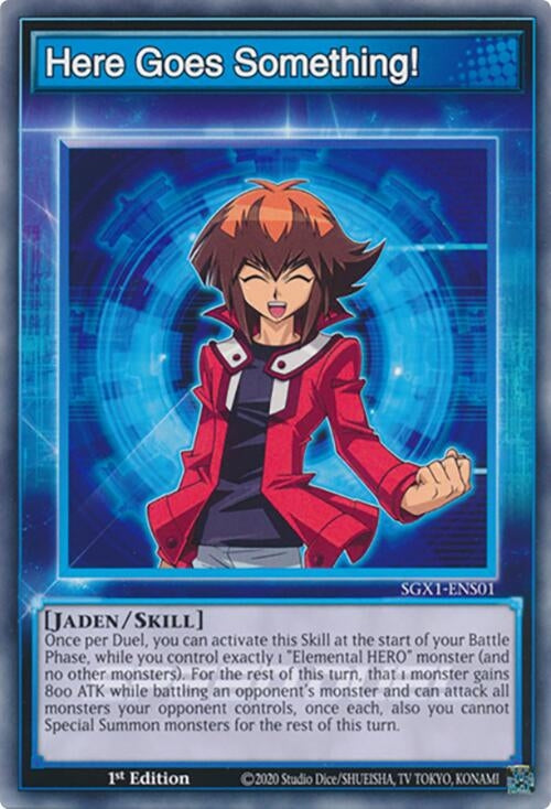 Here Goes Something! (SGX1-ENS01)  Common