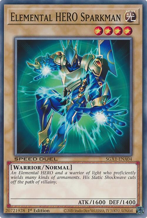 Elemental HERO Sparkman (SGX1-ENA04) Common