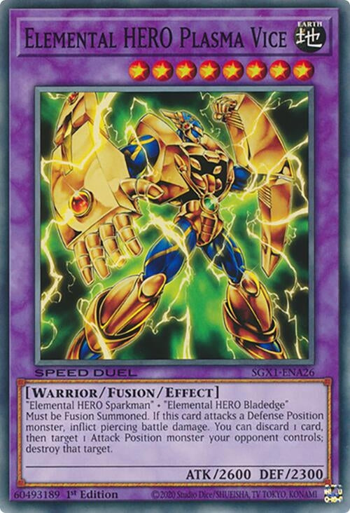 Elemental HERO Plasma Vice (SGX1-ENA26) Common