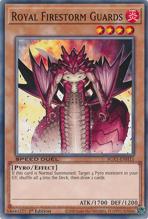 Royal Firestorm Guards (SGX1-ENH11)  Common
