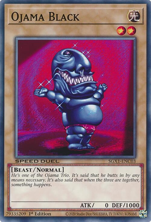 Ojama Black (SGX1-ENC03)  Common