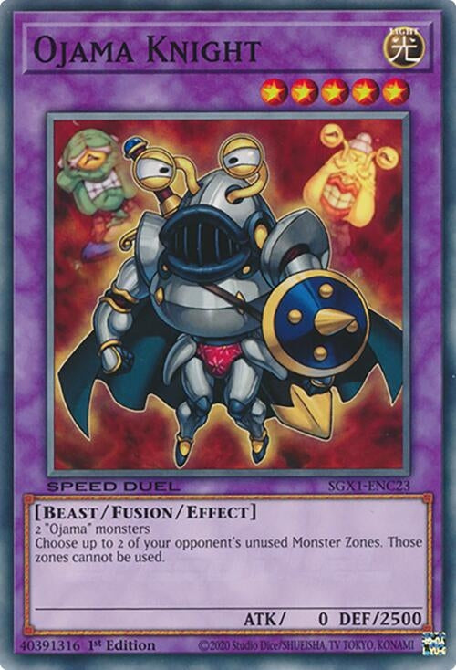 Ojama Knight (SGX1-ENC23)  Common