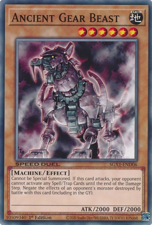 Ancient Gear Beast (SGX1-END06)  Common