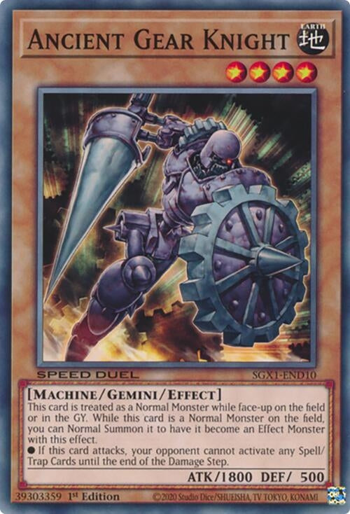 Ancient Gear Knight (SGX1-END10)  Common
