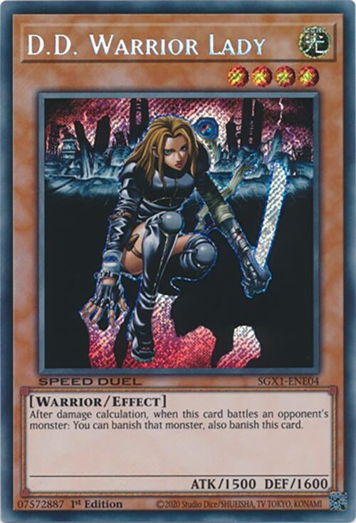 D.D. Warrior Lady  (SGX1-ENE04)  Secret Rare