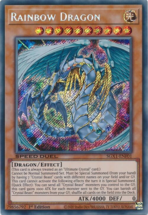 Rainbow Dragon  (SGX1-ENF01)  Secret Rare