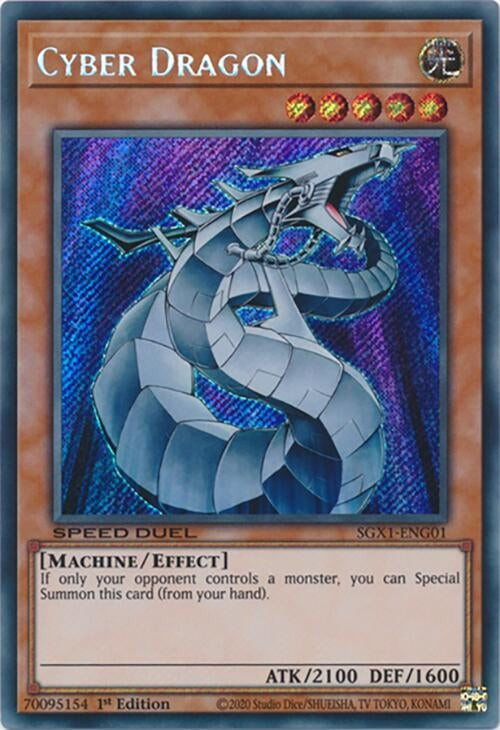 Cyber Dragon  (SGX1-ENG01)  Secret Rare