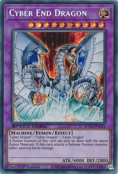 Cyber End Dragon  (SGX1-ENG21)  Secret Rare
