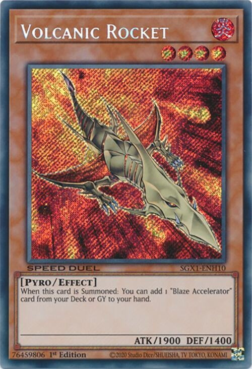 Volcanic Rocket  (SGX1-ENH10)  Secret Rare