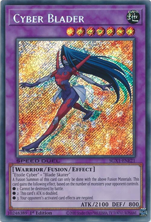 Cyber Blader  (SGX1-ENE21)  Secret Rare
