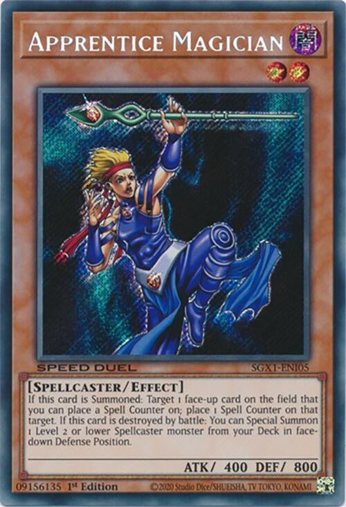 Apprentice Magician  (SGX1-ENI05)  Secret Rare