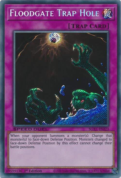 Floodgate Trap Hole  (SGX1-ENI23)  Secret Rare