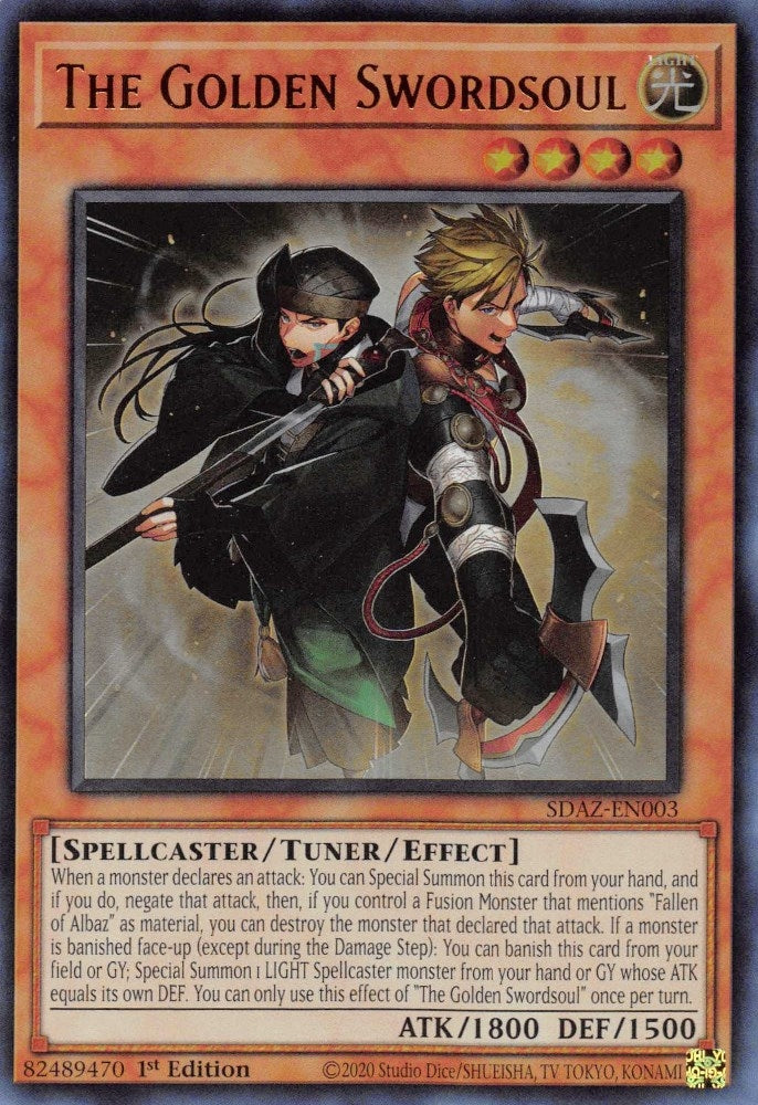 The Golden Swordsoul (SDAZ-EN003)  Ultra Rare
