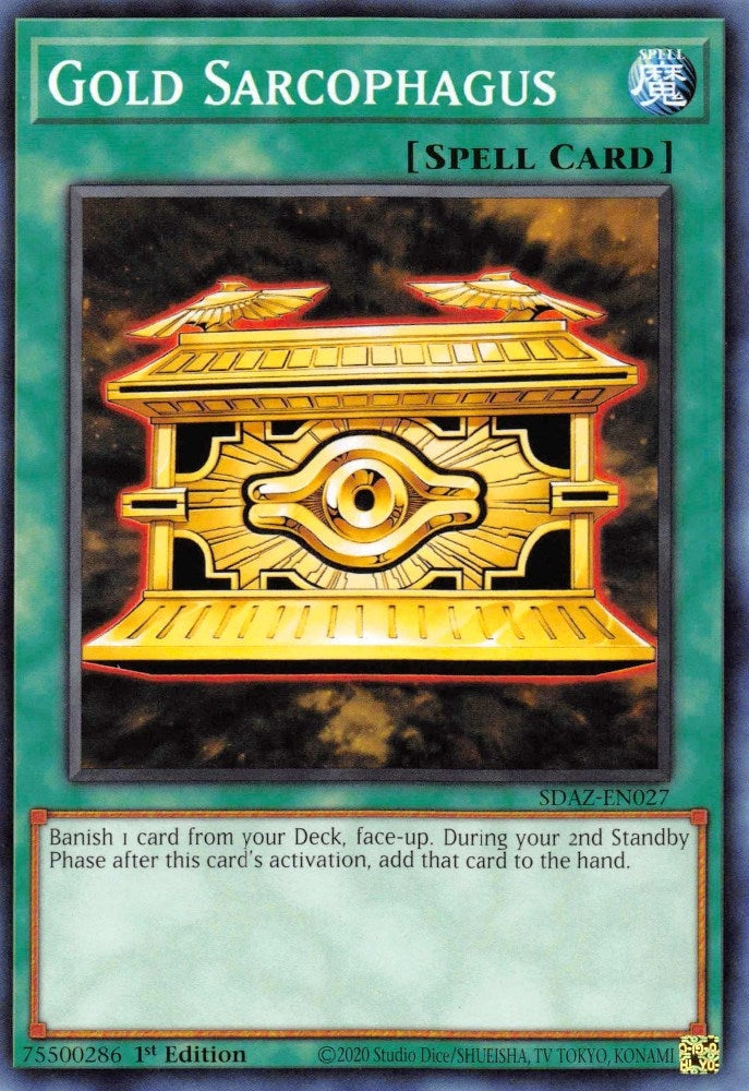Gold Sarcophagus (SDAZ-EN027)  Common