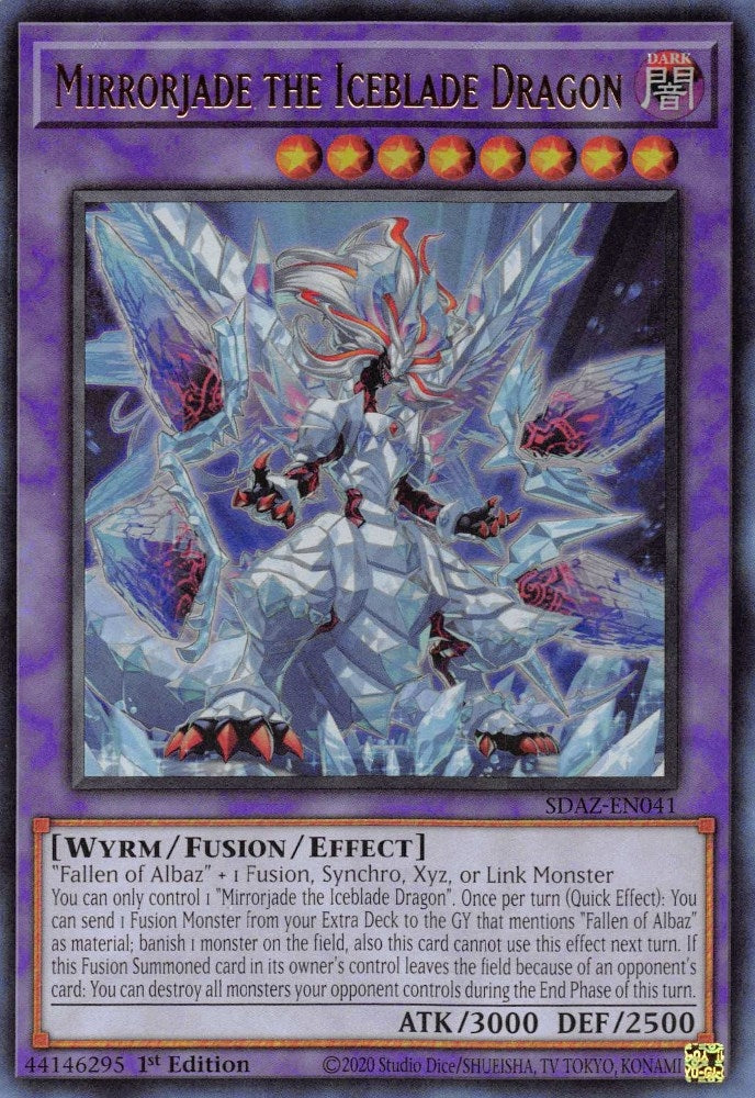 Mirrorjade the Iceblade Dragon (SDAZ-EN041)  Ultra Rare