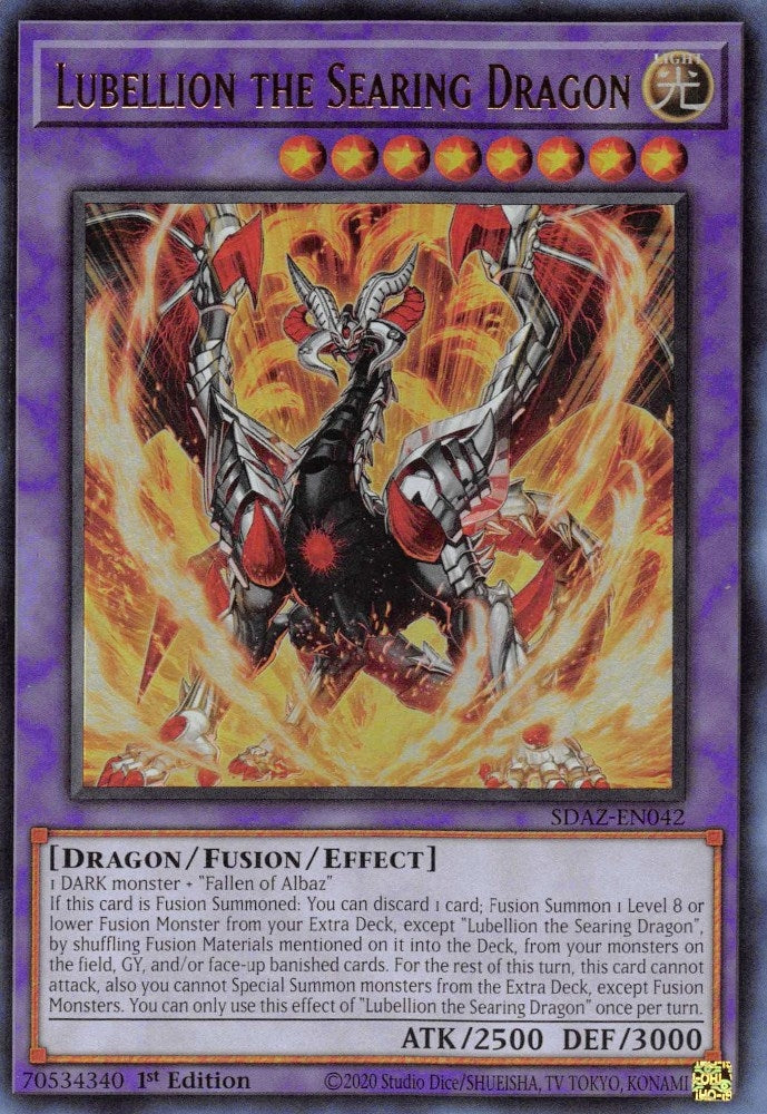 Lubellion the Searing Dragon (SDAZ-EN042)  Ultra Rare