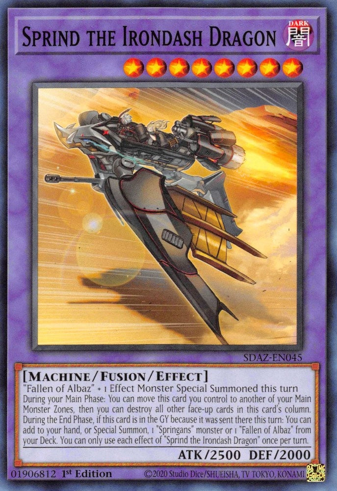 Sprind the Irondash Dragon (SDAZ-EN045)  Common