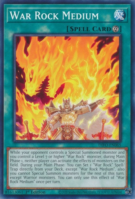 War Rock Medium (DIFO-EN065) Common