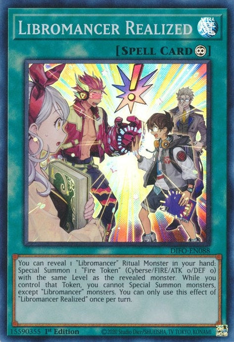 Libromancer Realized (DIFO-EN088) Super Rare