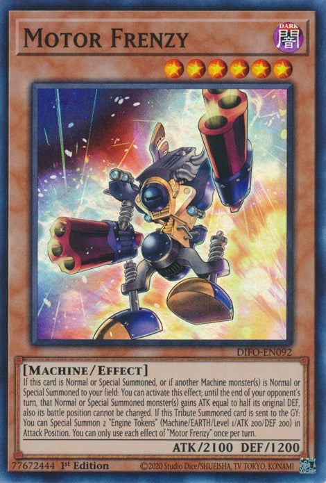 Motor Frenzy (DIFO-EN092) Super Rare