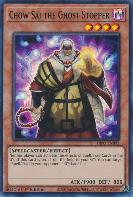Chow Sai the Ghost Stopper (DIFO-EN093) Super Rare