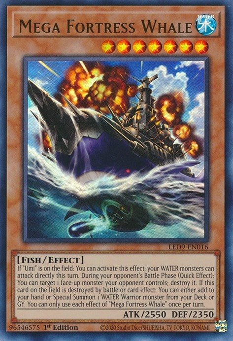 Mega Fortress Whale (LED9-EN016)  Ultra Rare