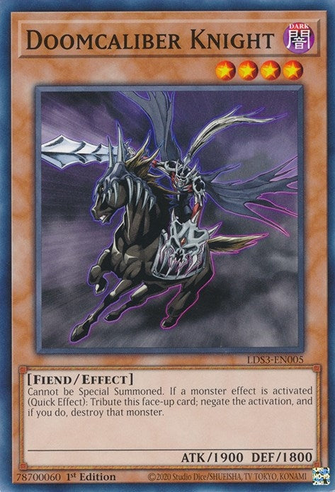 Doomcaliber Knight (LDS3-EN005) Common