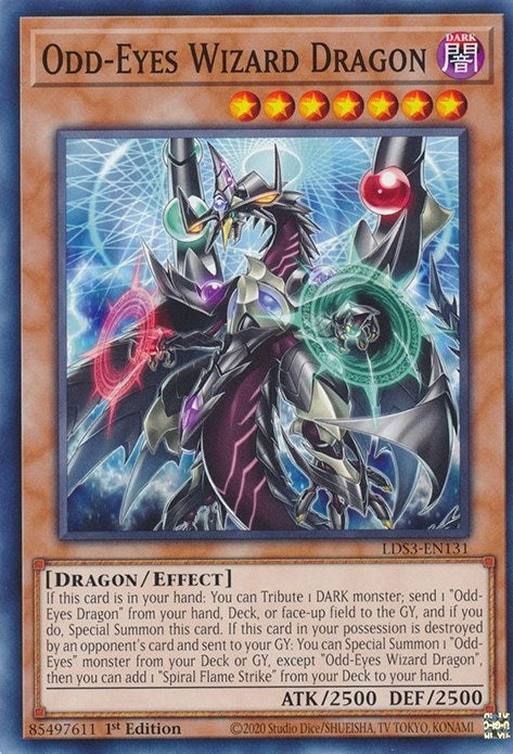 Odd-Eyes Wizard Dragon (LDS3-EN131) Common