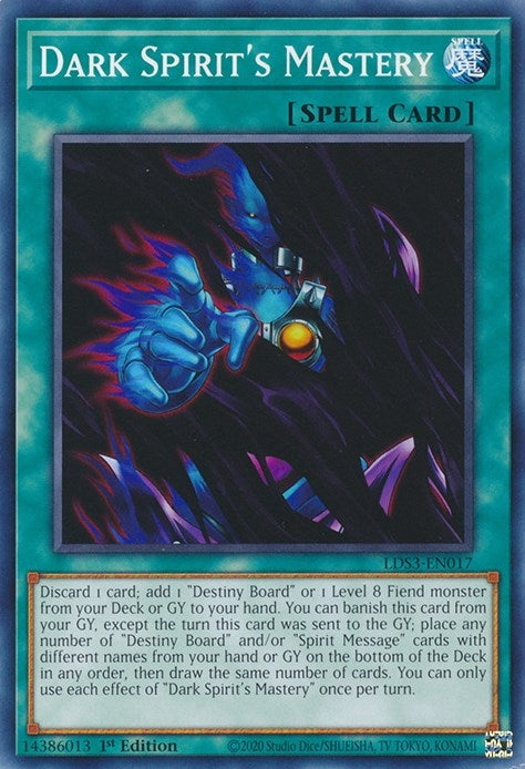 Dark Spirit's Mastery (LDS3-EN017) Common